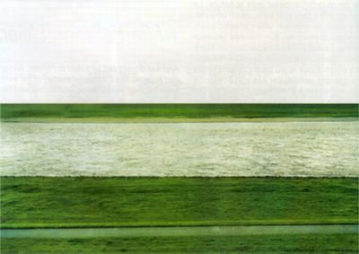 Andreas Gursky. "Rhein" 1996