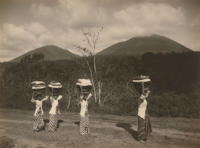S. Satake Japanese, working Indonesia 1902 - c. 1937 'Women on road to Buleleng Bali' c. 1928