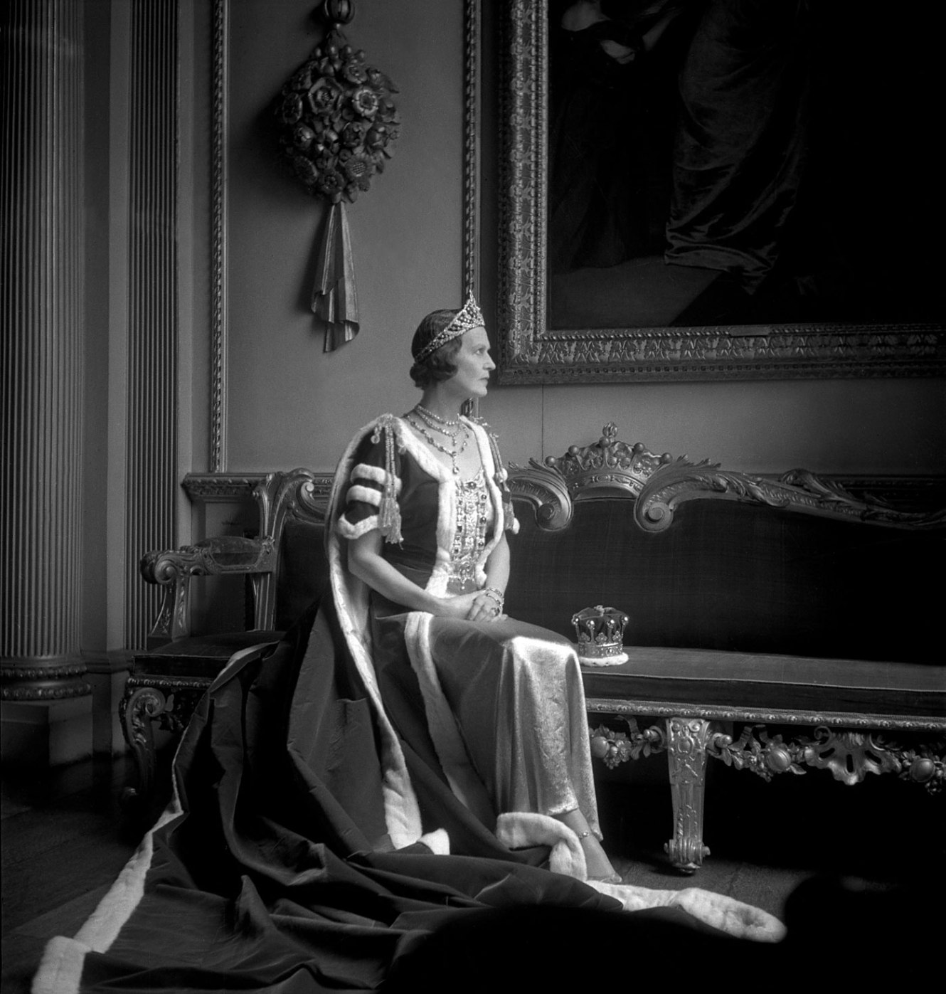 Cecil Beaton. 'The Countess of Pembroke in her Robes for the Coronation of George VI' 1937