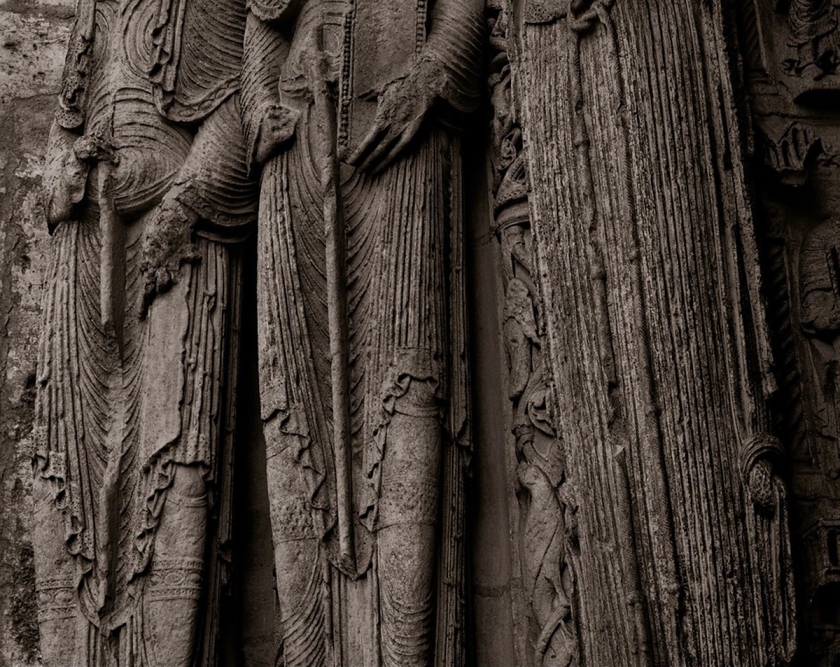 Linda Connor. 'Portal Figures, Chartres Cathedral, France' 1989