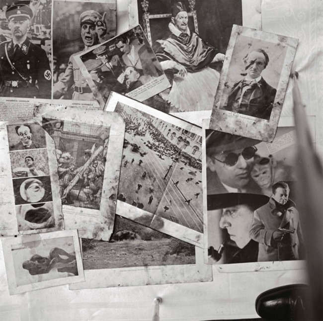 Montage of material from Bacon's Studio