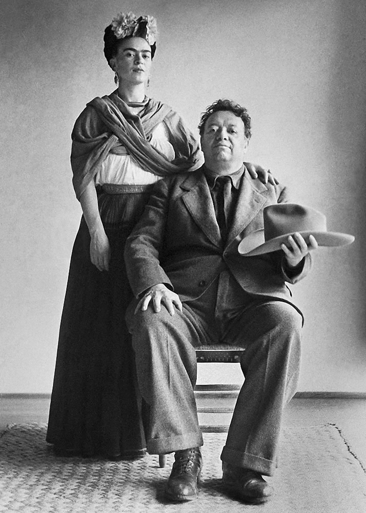 Nickolas Muray (American, 1892-1965) 'Frida and Diego, San Angel' 1941