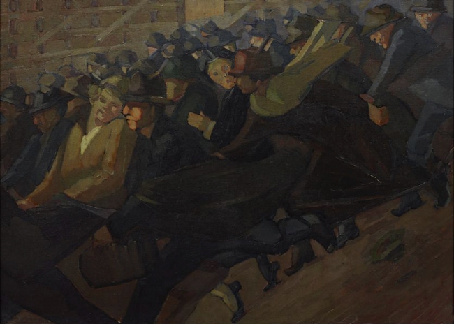 Grace Cossington Smith (Australia, 1892-1984) 'Rushing' c. 1922