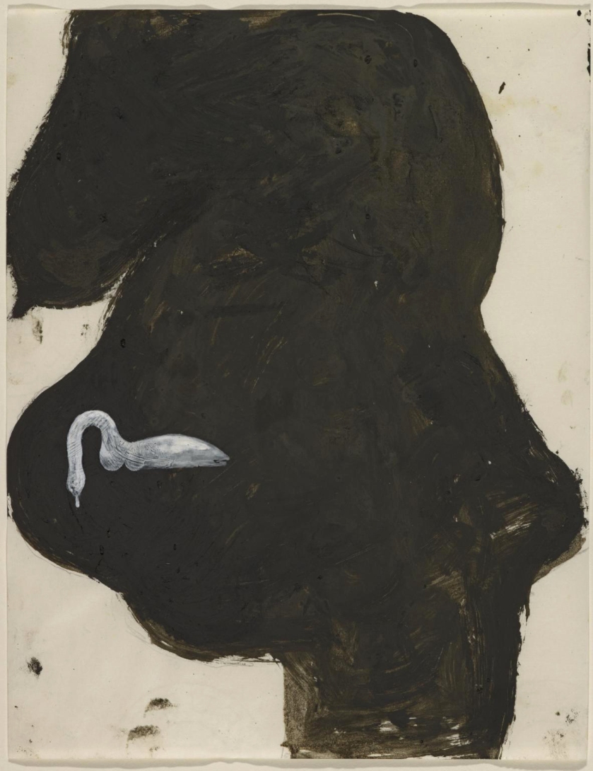 Joseph Beuys. 'Pregnant Woman with Swan' 1959
