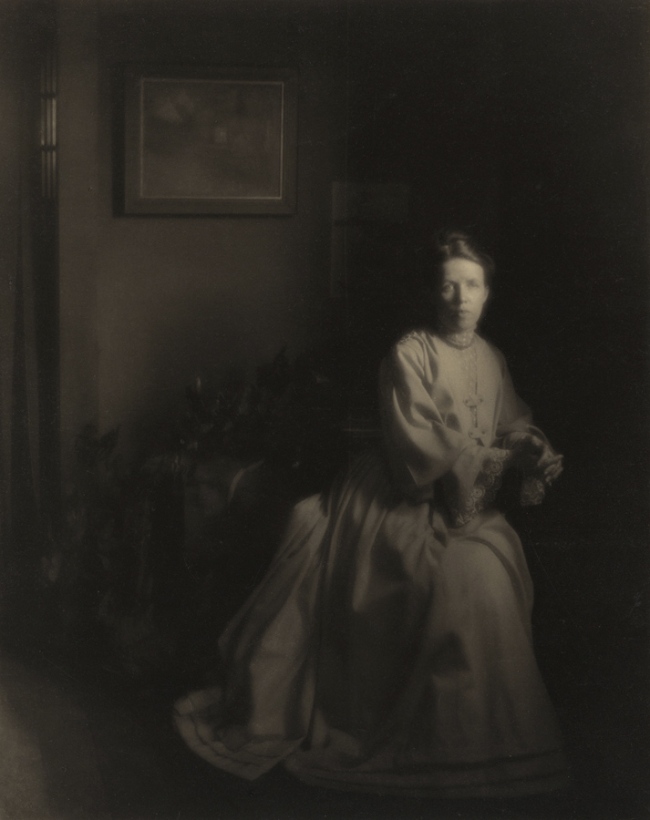 Clarence White (American, 1871-1925) 'Mrs. White - In the Studio' 1907
