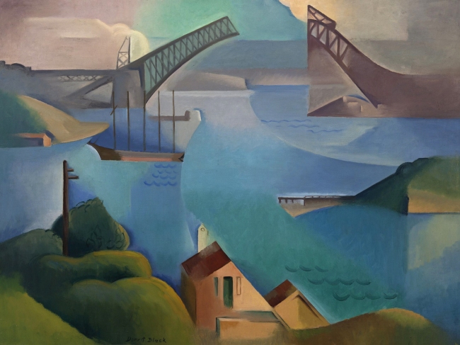 Dorrit Black (Australian, 1891-1951) 'The bridge' 1930