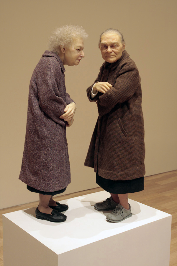 Ron Mueck (Australian, b. 1958) 'Two Women' 2005 (installation view)
