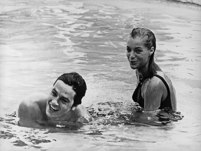 Romy Schneider and Alain Delon in 'La Piscine'/'Der Swimmingpool' 1969