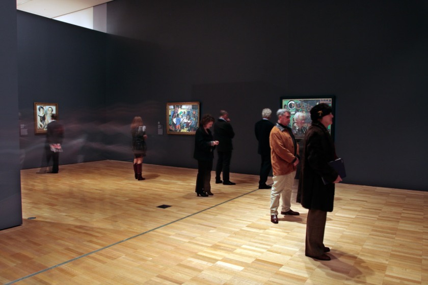 Max Beckmann room, installation view of 'European Masters: Städel Museum 19th - 20th Century', Winter Masterpieces at the National Gallery of Victoria