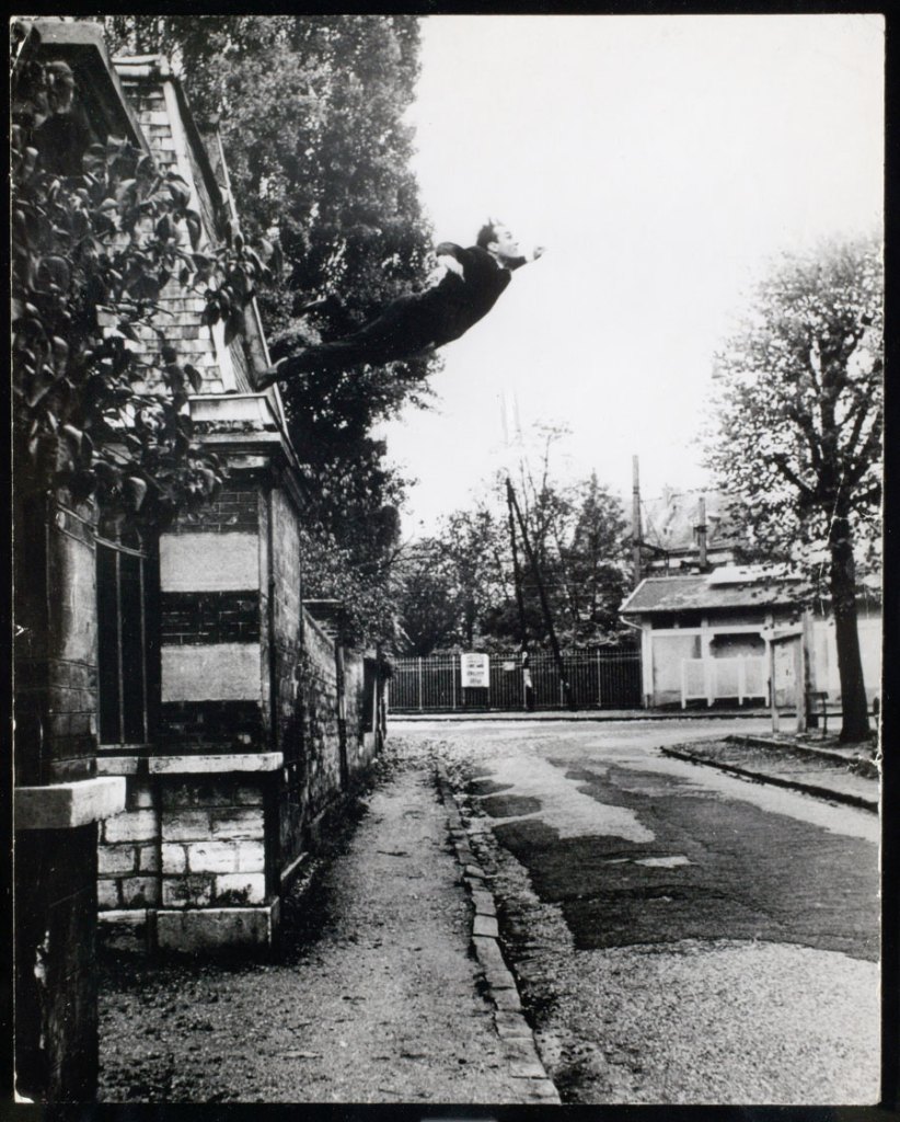 Yves Klein. 'Le Saut dans le Vide' (Leap into the Void) 1960