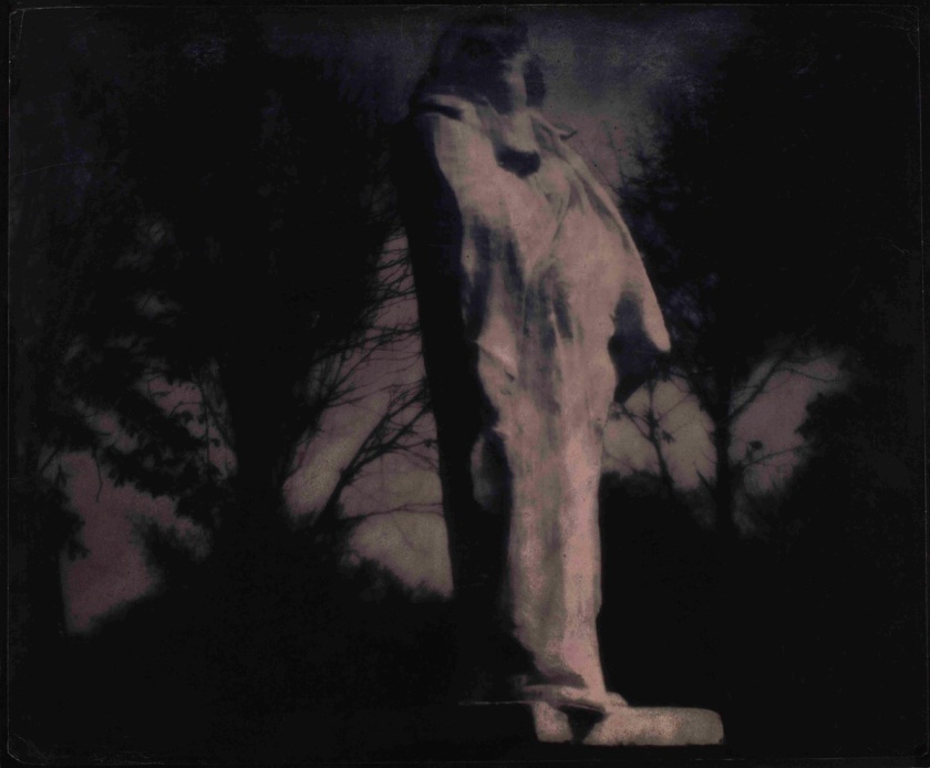 Edward Steichen. 'Midnight - Rodin’s Balzac'. 1908