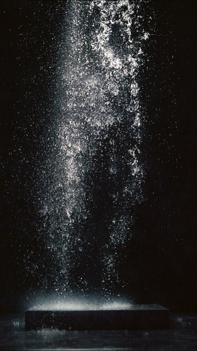 Bill Viola. 'Tristan’s Ascension (The Sound of a Mountain Under a Waterfall)' 2005 (still)