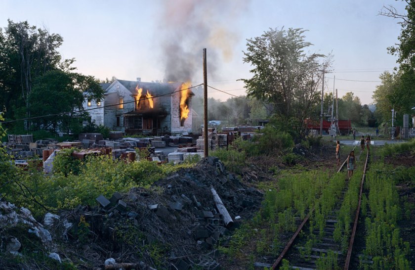 Gregory Crewdson. 'Untitled (House Fire)' from the series 'Beneath the Roses' 2004