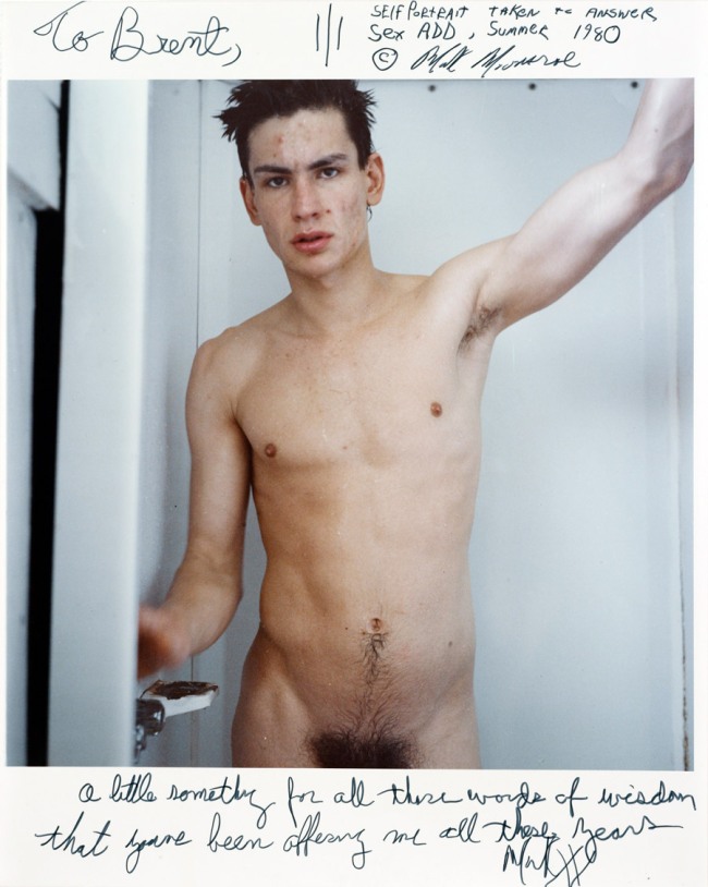Mark Morrisroe. ' Self-Portrait (to Brent)' 1982 
