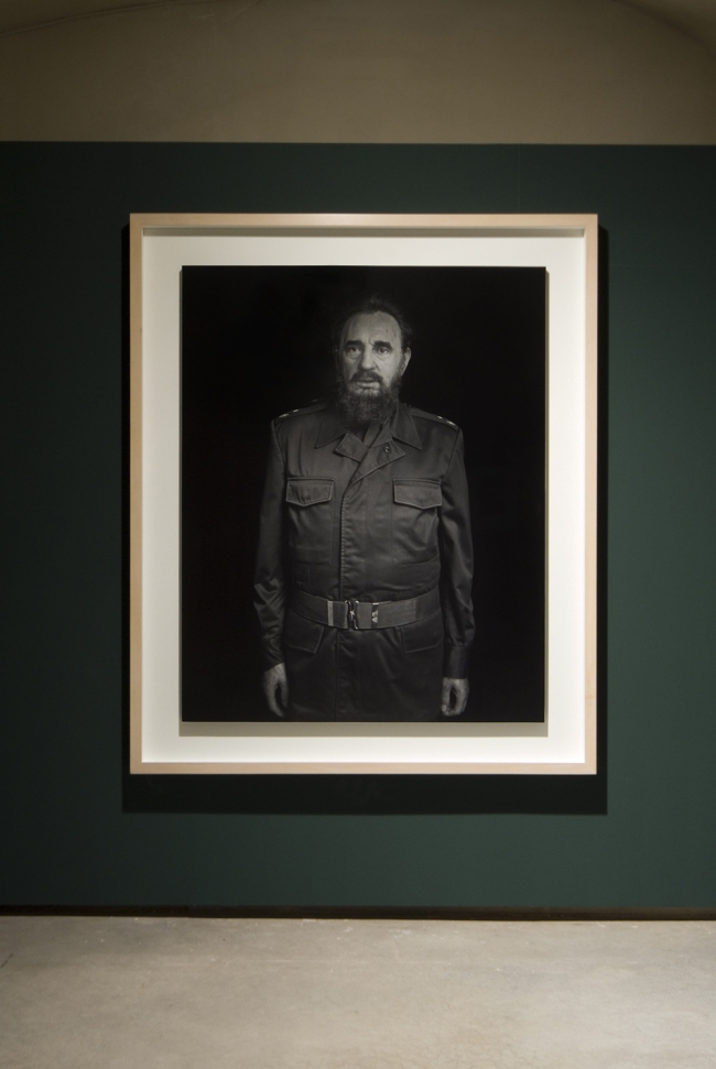 Hiroshi Sugimoto (Japan, b. 1948) 'Fidel Castro' 1999 (installation view)