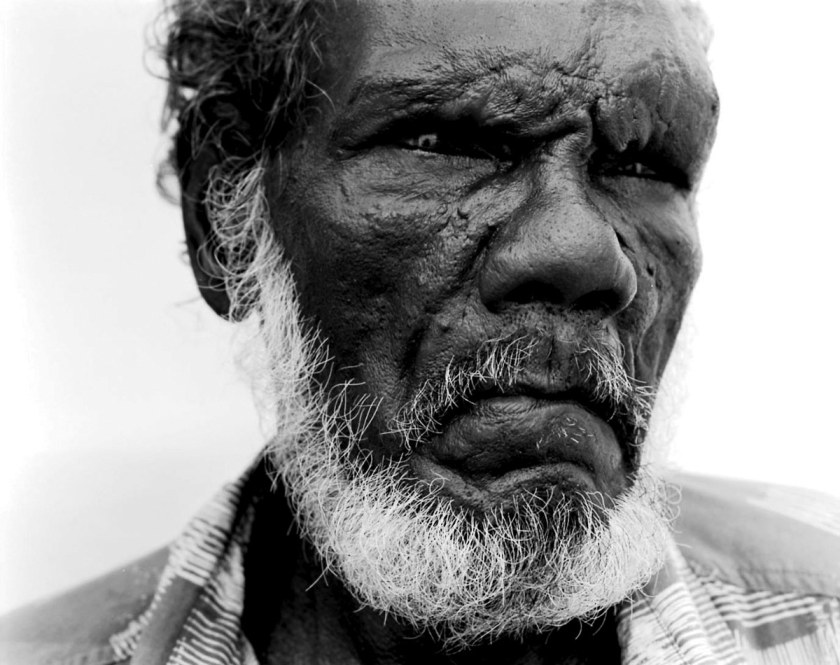Ricky Maynard. ‘Arthur, Wik elder’ from the series ‘Returning to places that name us’ 2000 