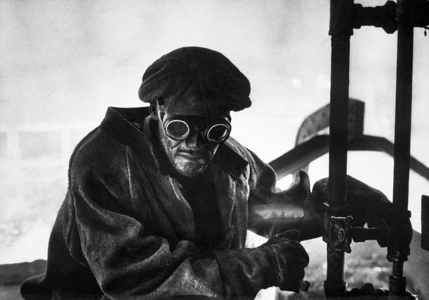 W. Eugene Smith. 'Steel Mill Worker, Pittsburgh' 1955