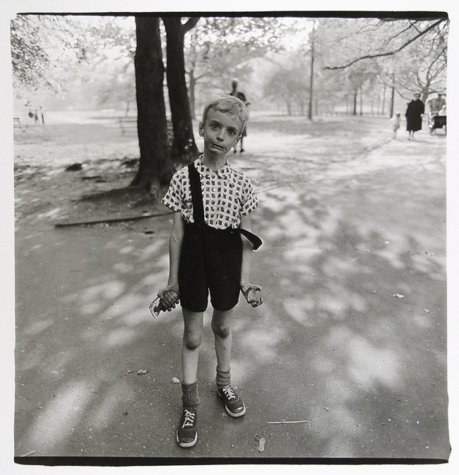 Diane Arbus (American, 1923-1971) 'Child with a toy hand grenade in Central Park, N.Y.C. 1962'