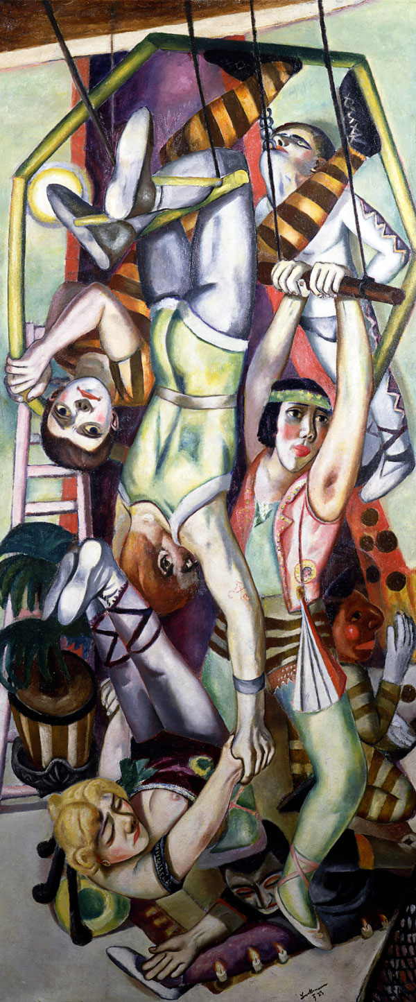 Max Beckmann. 'The trapeze' 1923