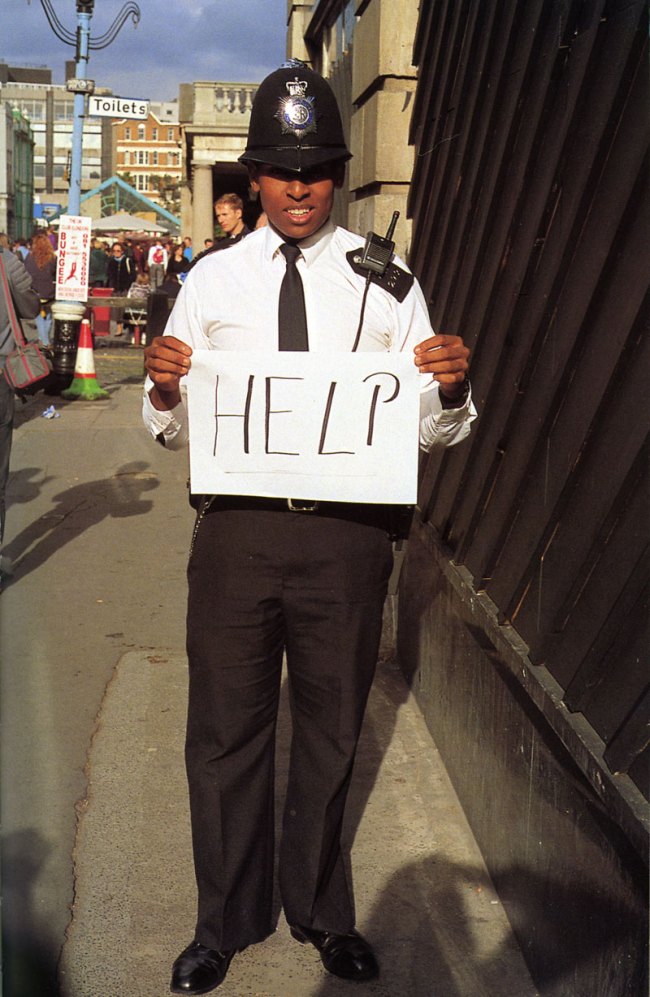 Gillian Wearing. 'HELP' 1992-3