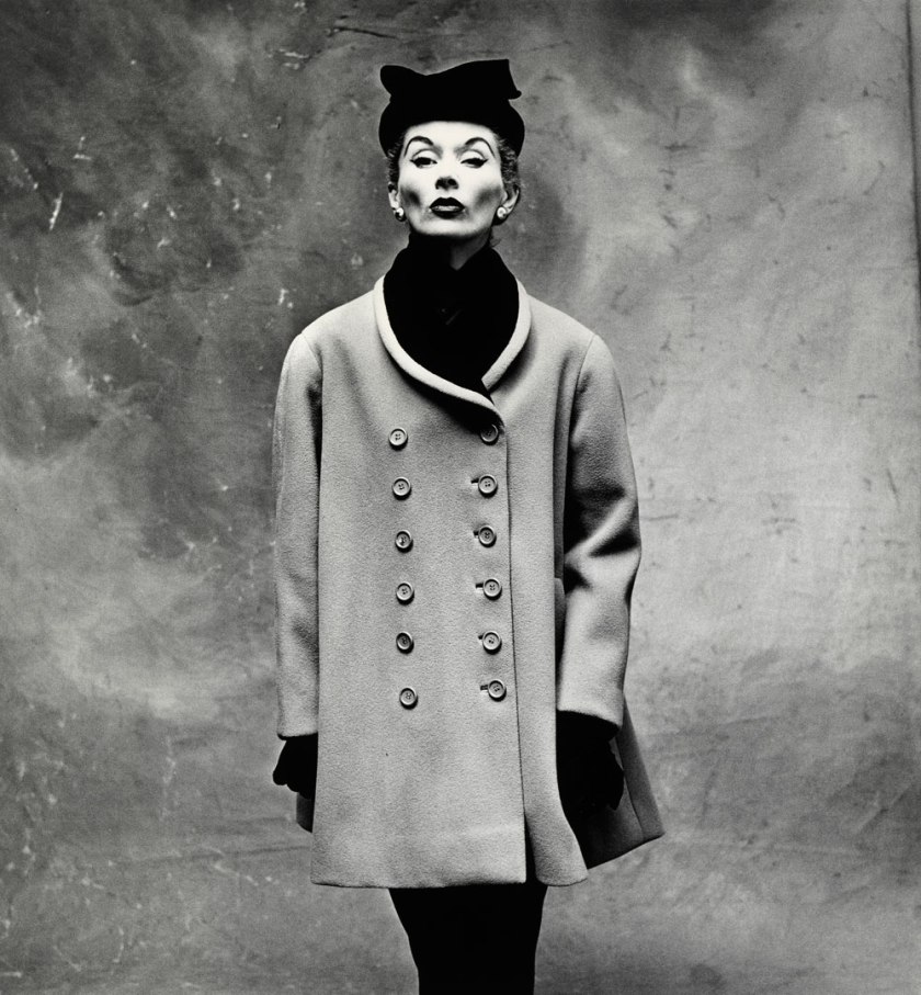 Irving Penn. 'Balenciaga Little Great Coat (Lisa Fonssagrives-Penn), Paris, 1950' 1950