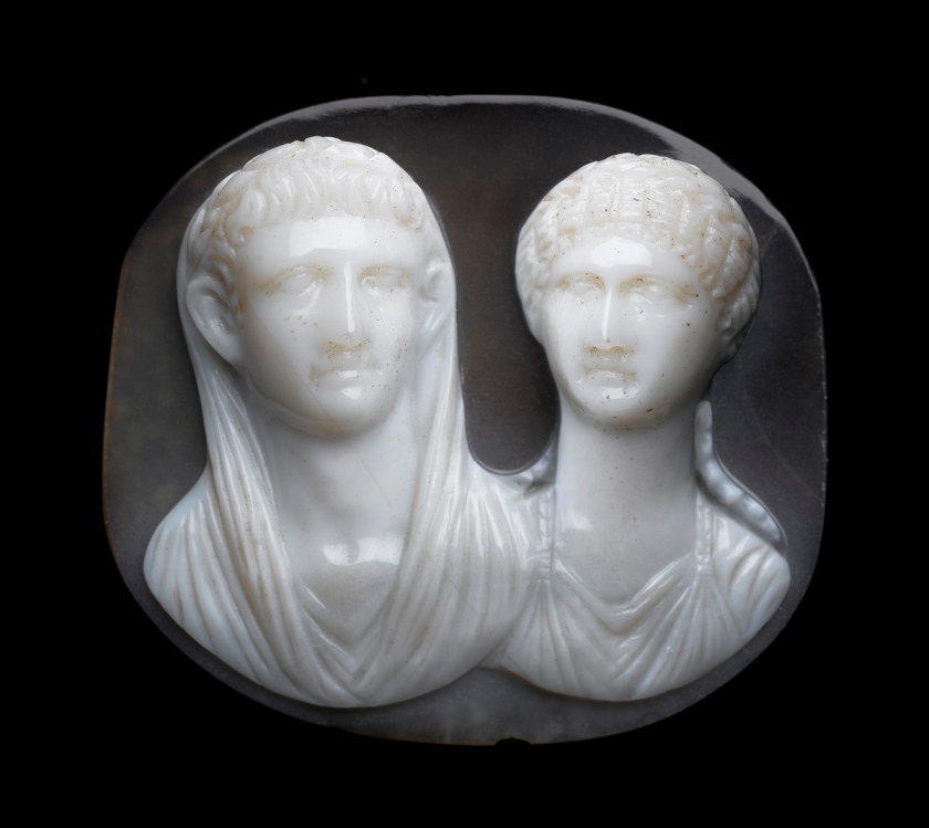 Anon. 'Cameo with portrait busts of an Imperial Julio-Claudian couple' mid-1st century AD