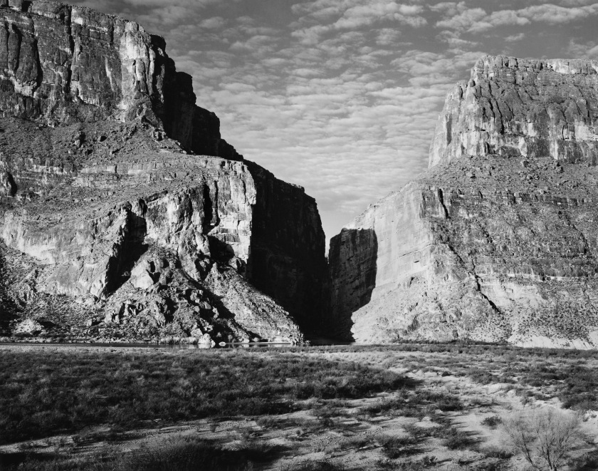 Ansel Adams (American, 1902-1984) 'Santa Elena Canyon, Big Bend National Park, Texas' 1947