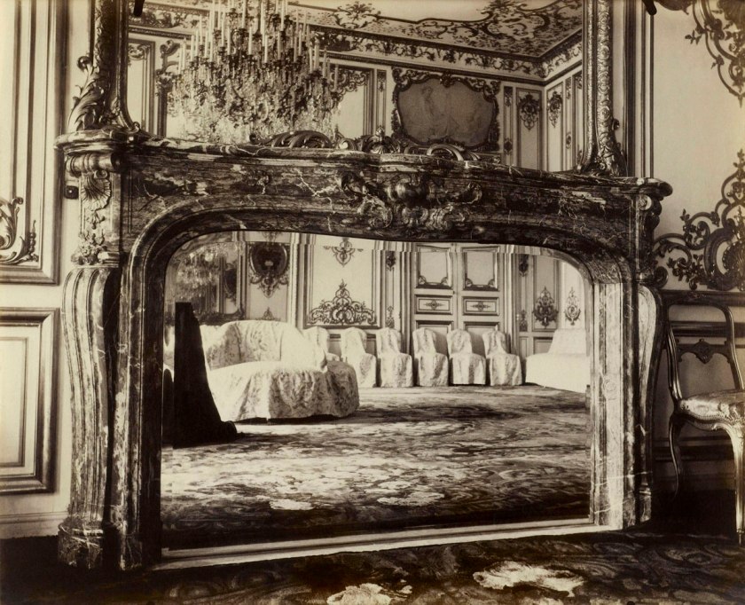 Eugène Atget. 'Fireplace, Hôtel Matignon, former Austrian embassy, 57 rue de Varenne, 7th arrodissement' 1905