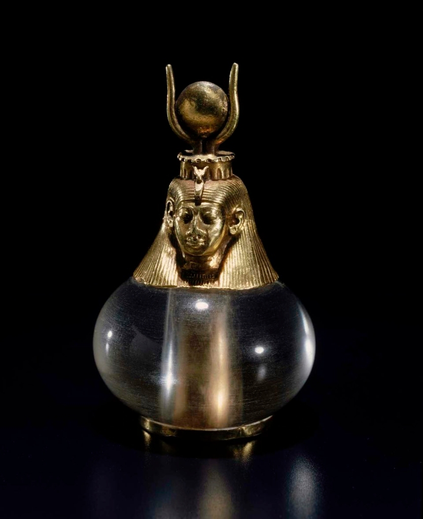 Anon. 'Hathor-headed crystal pendant' Napatan Period, reign of King Piye 743-712 BC