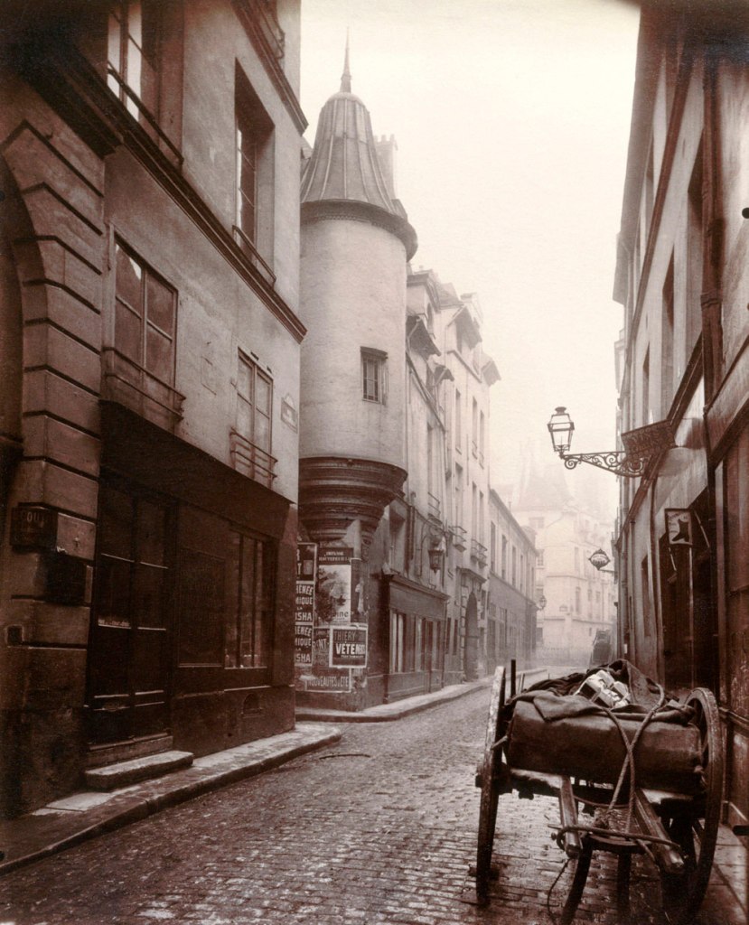 Eugène Atget. 'Rue Hautefeuille, 6th arrondissement' 1898