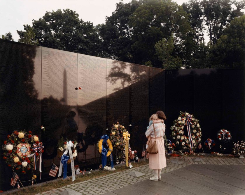 Joel Sternfeld (American, b. 1944) 'Vietnam Veterans Memorial, Washington, D.C.,' May 1986