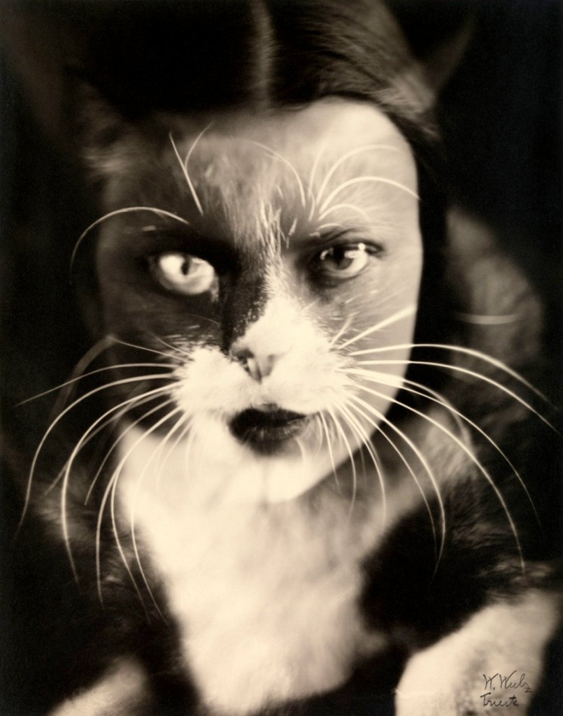 Wanda Wulz. 'Io + gatto (Cat + I)' 1932
