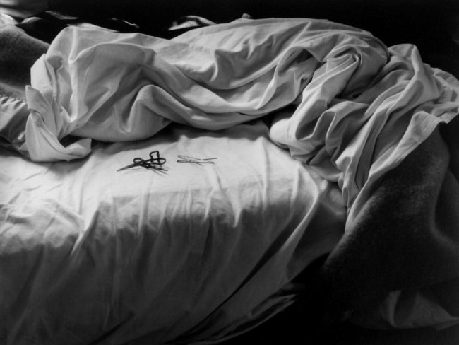Imogen Cunningham. 'Unmade bed' 1957