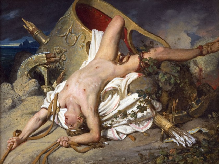 Joseph-Désiré Court (French, 1797-1865) 'Death of Hippolytus' 1825