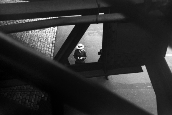 Saul Leiter. 'From the El' c. 1955