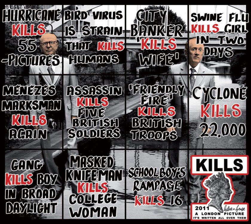Gilbert & George. 'Kills' 2011