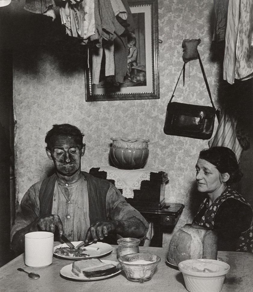 Bill Brandt (British, born Germany. 1904-1983) 'Northumbrian Miner at His Evening Meal' 1937