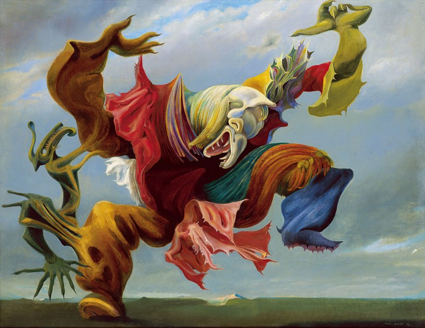 Max Ernst. The Fireside Angel (The Triumph of Surrealism) L’ange du foyer (Le triomphe du surréalisme) 1937