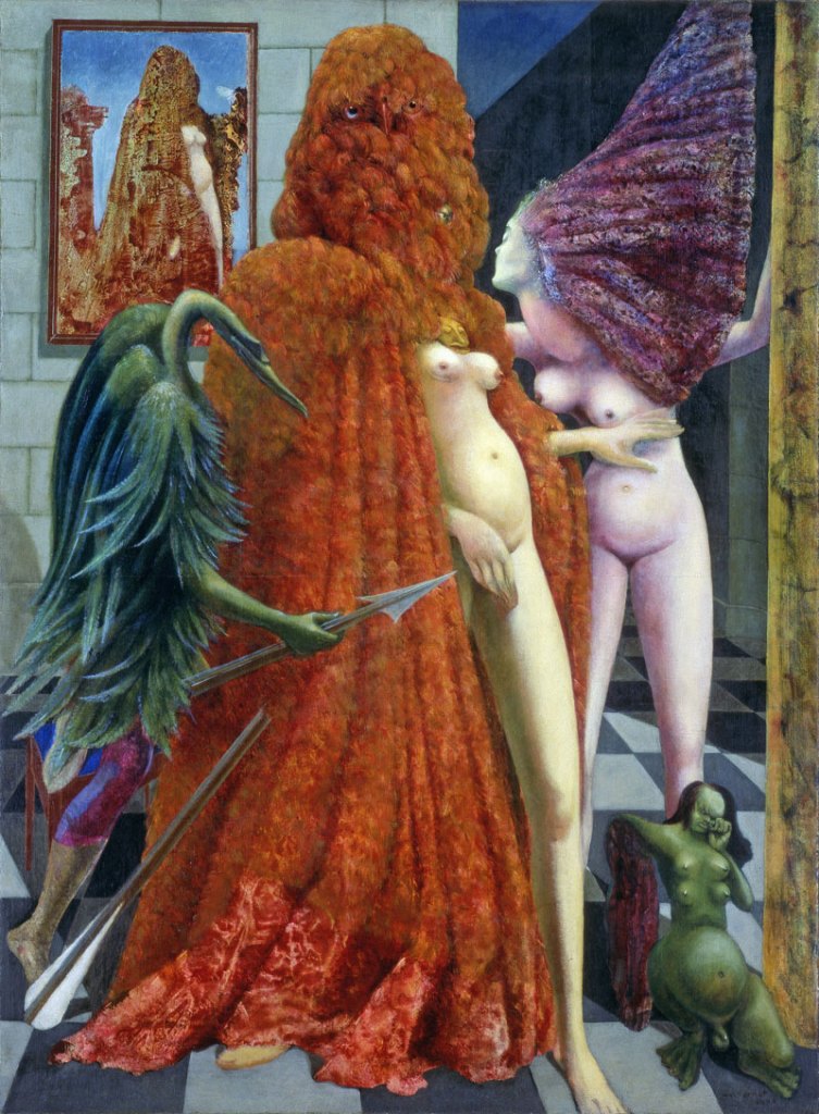 Max Ernst. The Robing of the Bride L'habillement de l’épousée / de la mariée 1940