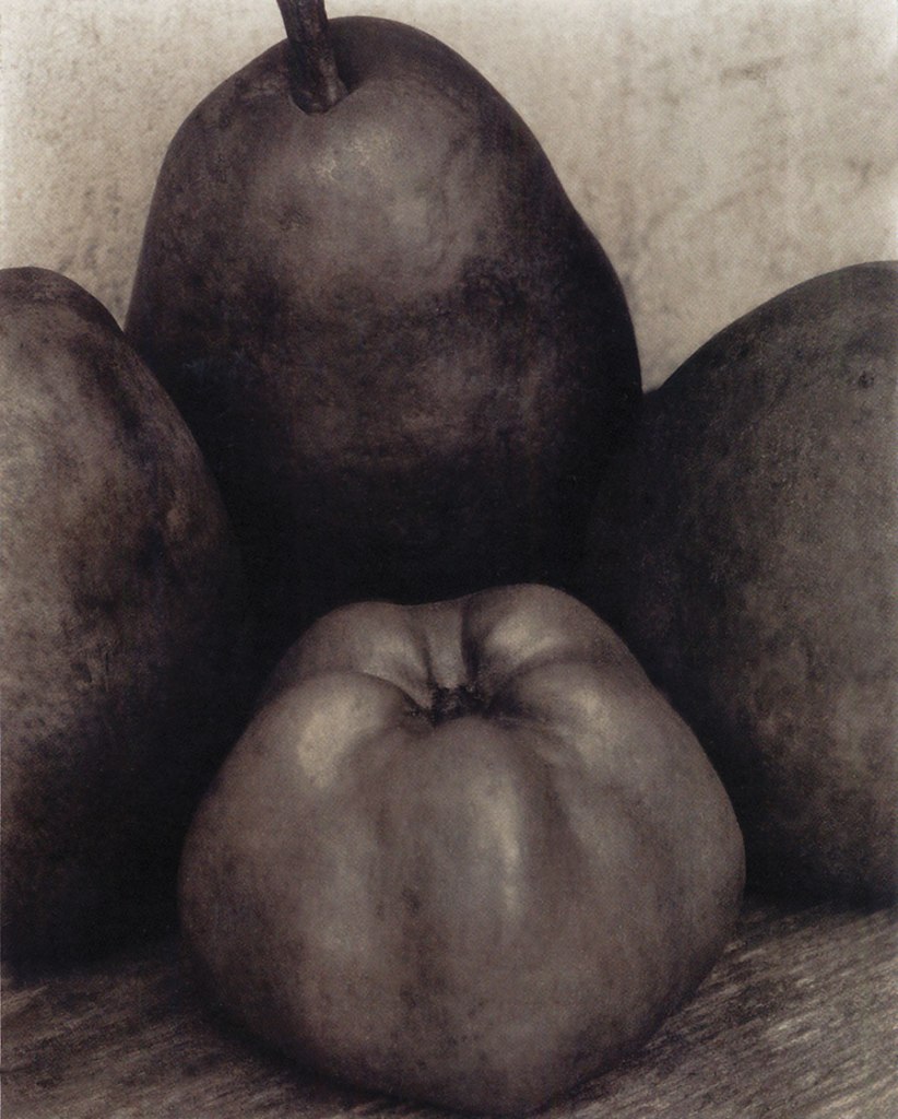 Edward Steichen (1879-1973) 'Three Pears and an Apple, Voulangis, France' 1921