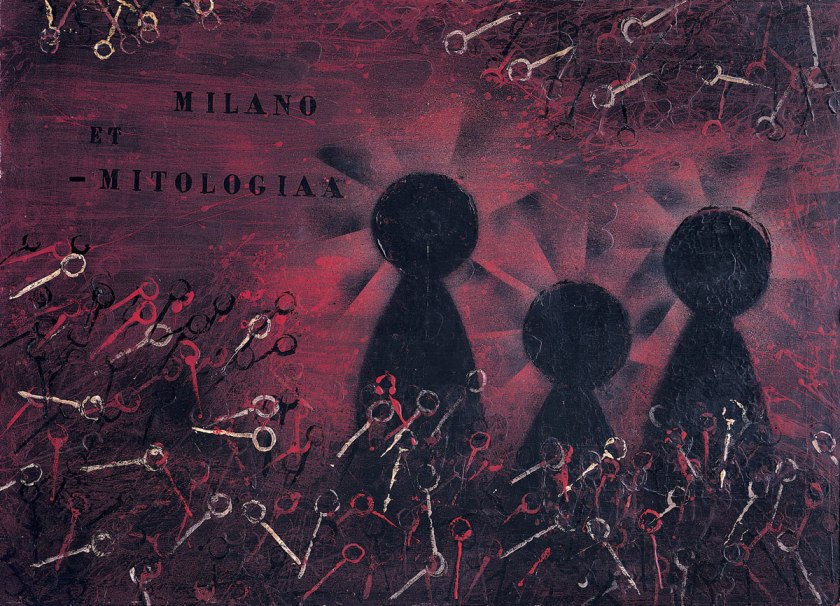 Piero Manzoni (1933-1963) 'Milano et-mitologiaa' (Milan and mythology) 1956