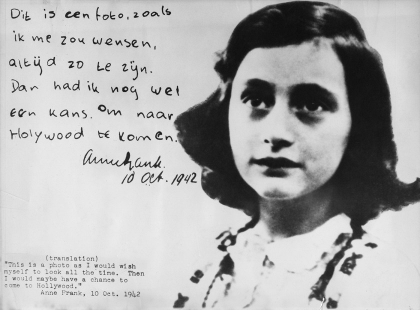 Unknown photographer. 'Anne Frank' 10th October 1942