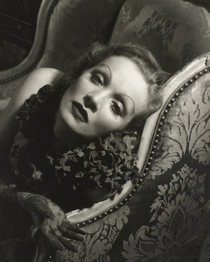 Edward Steichen American 1879-1973, emigrated to United States 1881, worked in France 1906-23 'Marlene Dietrich' 1934