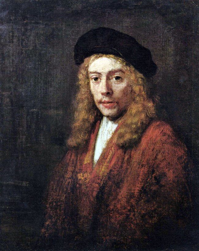 Rembrandt van Rijn (Dutch, 1641-1668) 'Portrait of Titus' 1663