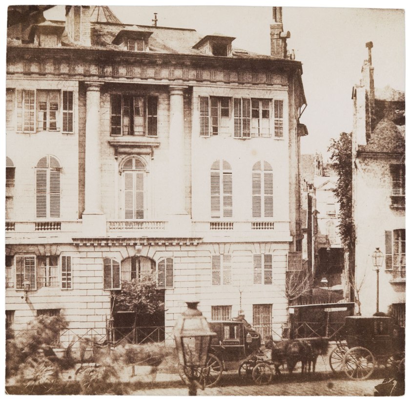 William Henry Fox Talbot (British, 1800-1877) 'View of the Paris Boulevards from the First Floor of the Hôtel de Louvais, Rue de la Paix' 1843