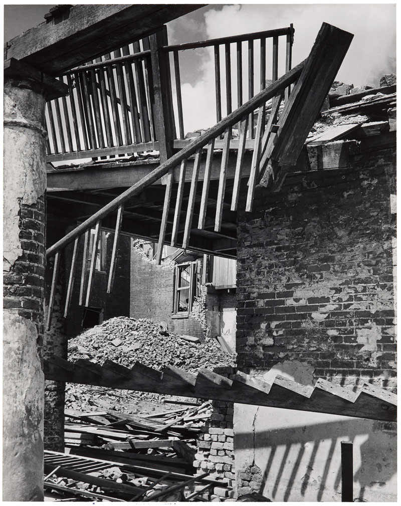 Clarence John Laughlin (American, 1905-1985) 'A Mangled Staircase (No. 2)' 1949