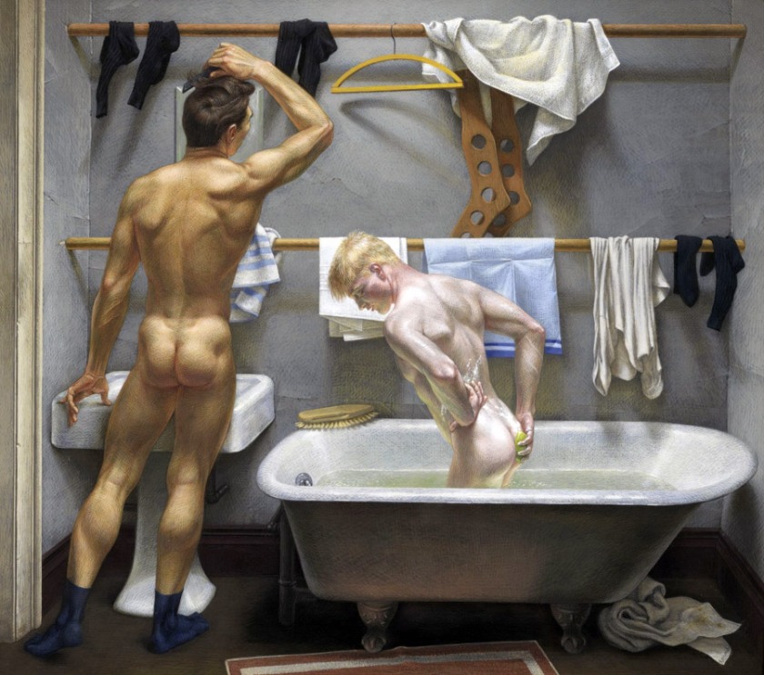 Paul Cadmus (1904-1999) 'The Bath' 1951