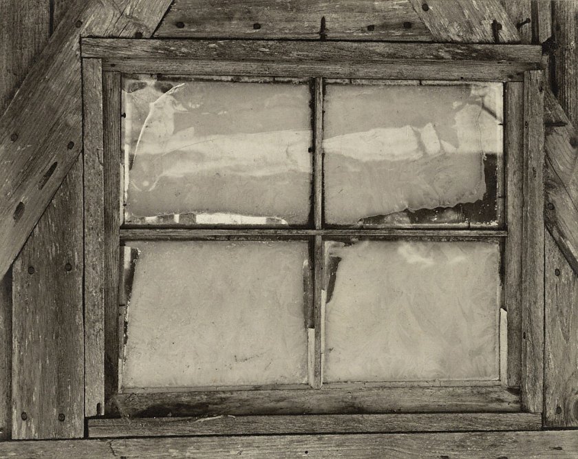 Paul Strand (American, 1890-1976) 'Barn Window and Ice, East Jamaica, Vermont' 1943