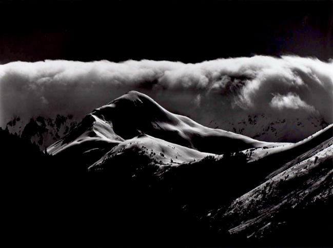 Brett Weston. 'Untitled (Snow Covered Mountains)' 1973