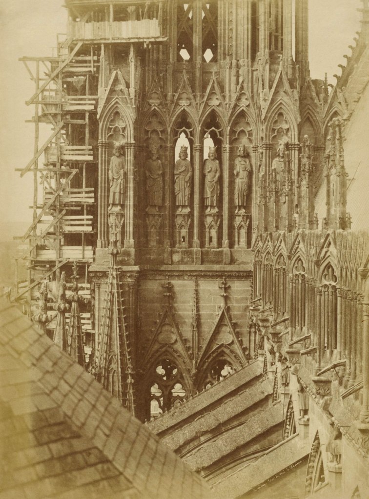 Henri Le Secq (French, 1818 - 1882) 'Tour de Rois à Rheims' ('Tower of the Kings at Rheims Cathedral') 1851